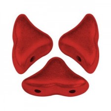 Les perles par Puca® Hélios beads Red metallic mat 03000/01890